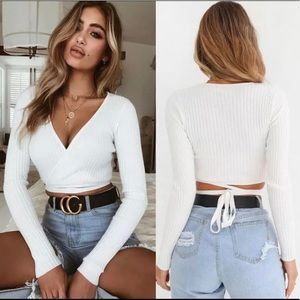 Long Sleeve Crop Top